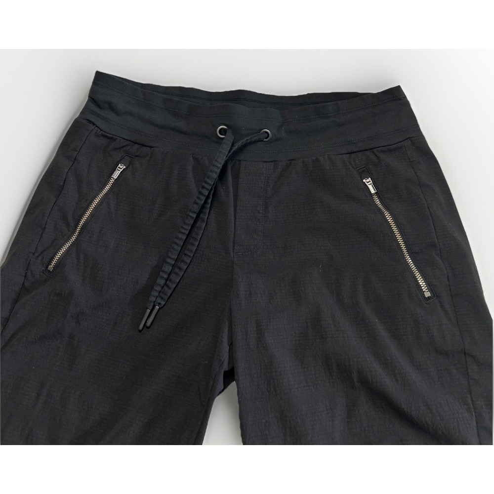 Women's Athleta Rip Stop Nylon Stretch Jogger Pull On Ankle Pants Sz 8 27" Ins - Picture 2 of 7